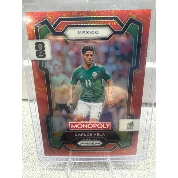 2026 Panini Prizm FIFA World Cup Card #53 Carlos Vela – Mexico, Orange Gold - Picture 1 of 1